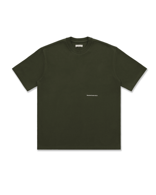 b signature green t-shirt