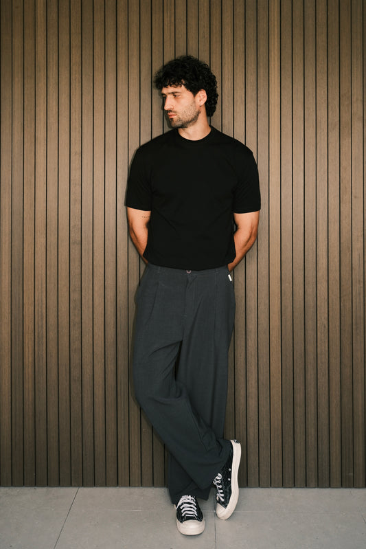 b black tape t-shirt