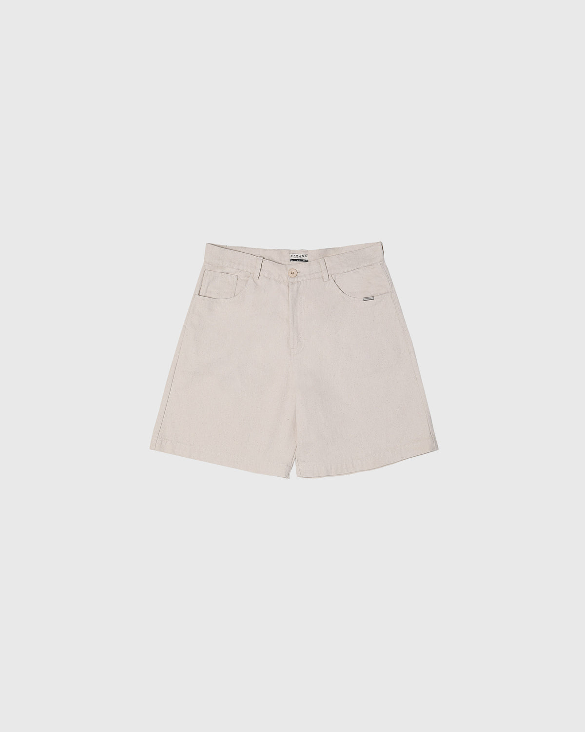 native cream denim short