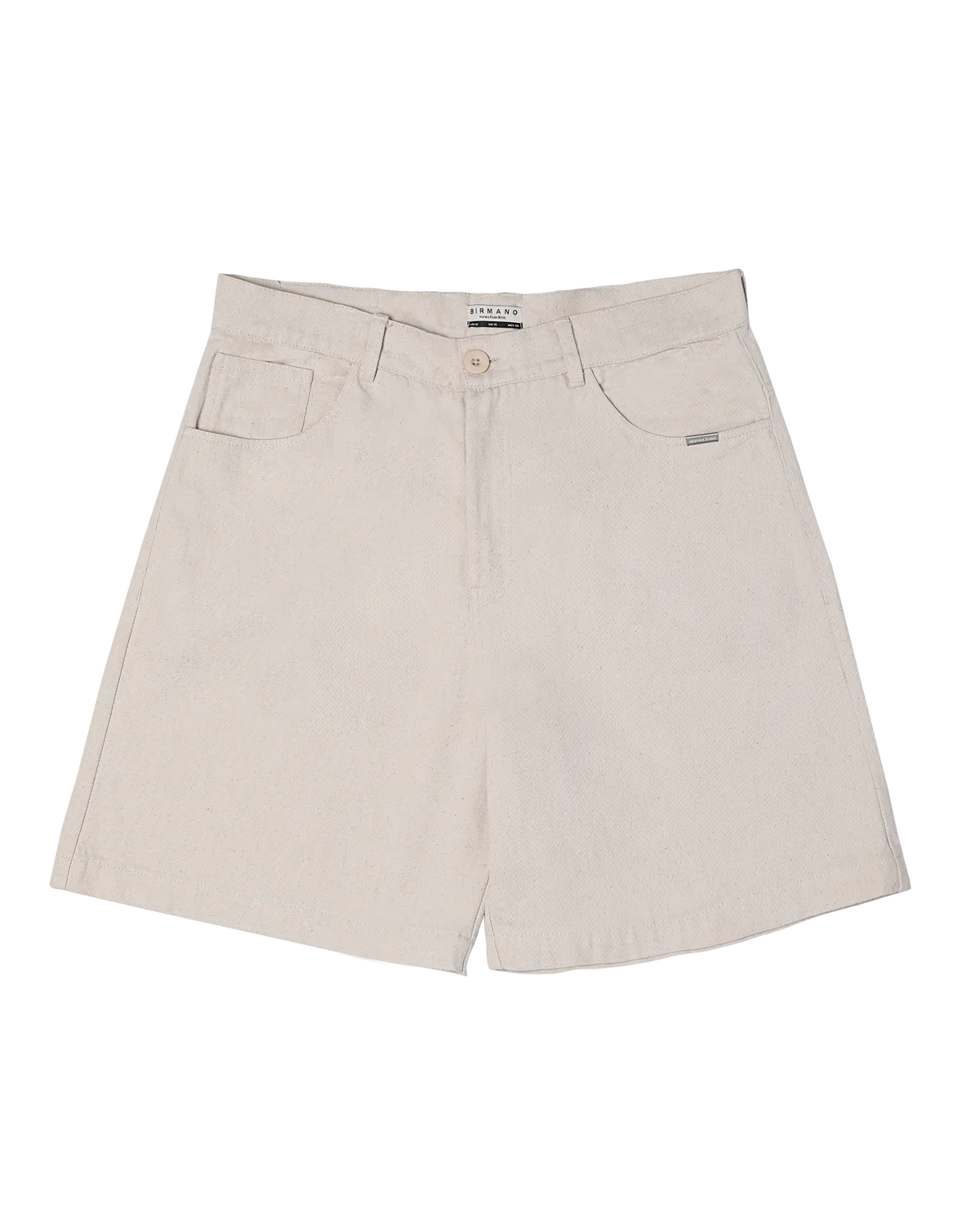 native cream denim short