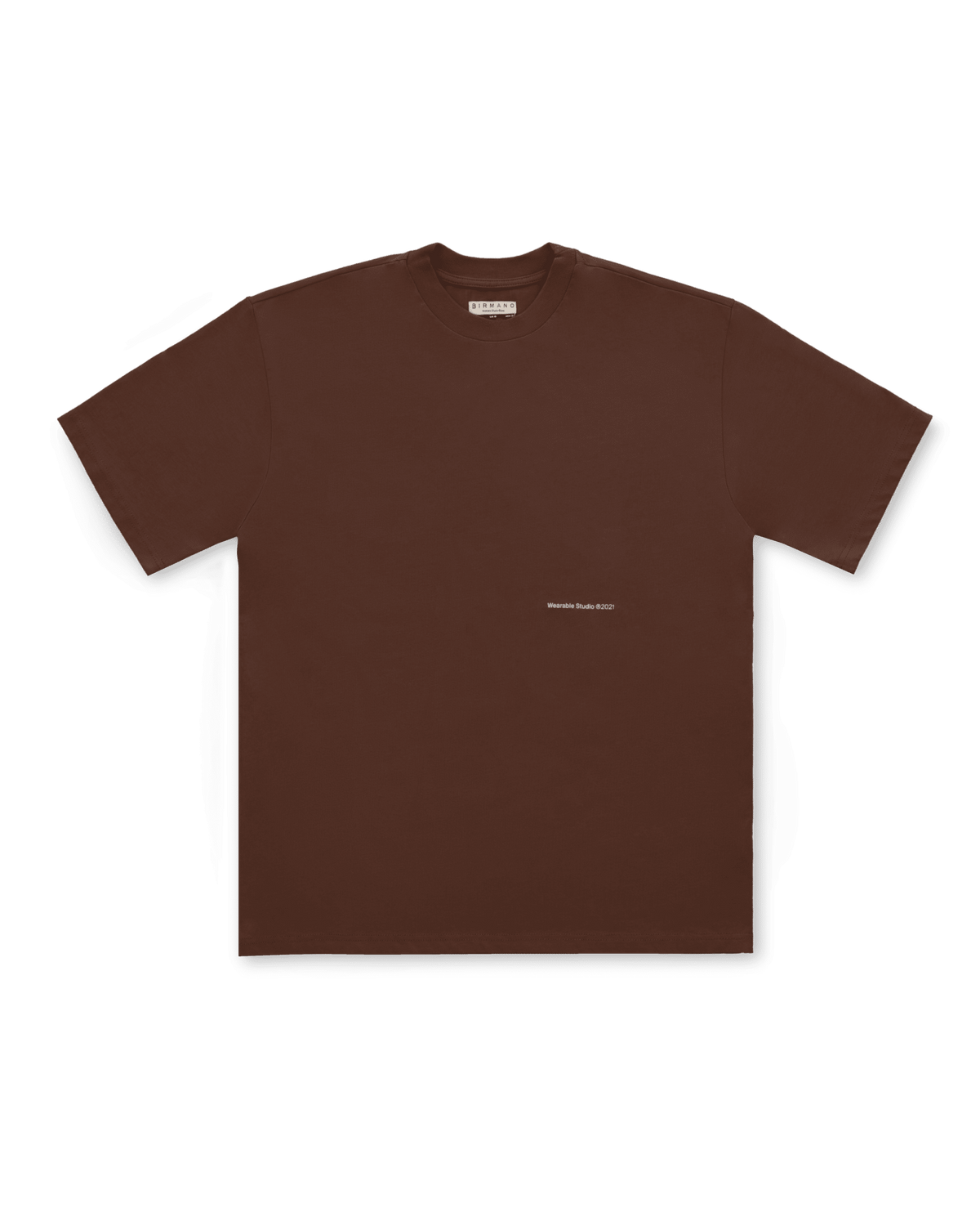 b signature brown t-shirt
