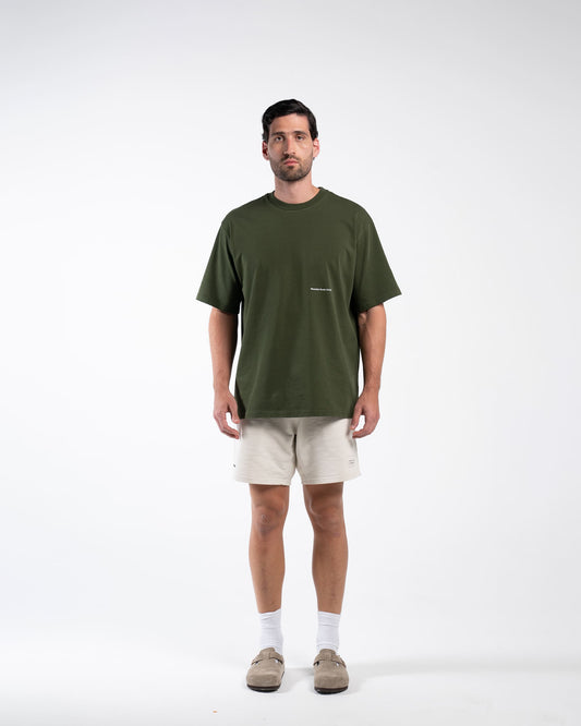 b signature green t-shirt