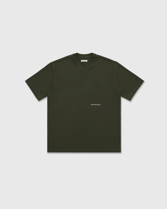 b signature green t-shirt