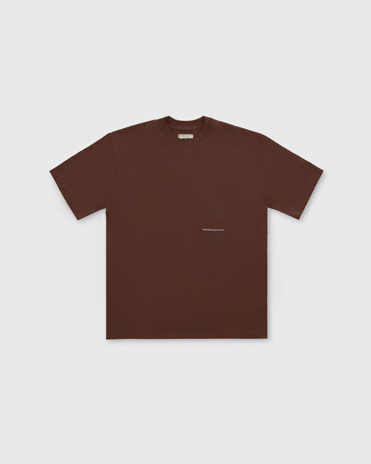 b signature brown t-shirt