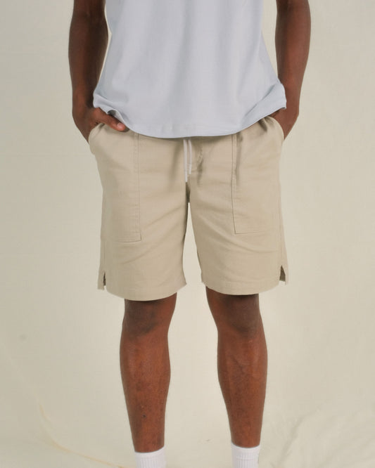 inward beige short