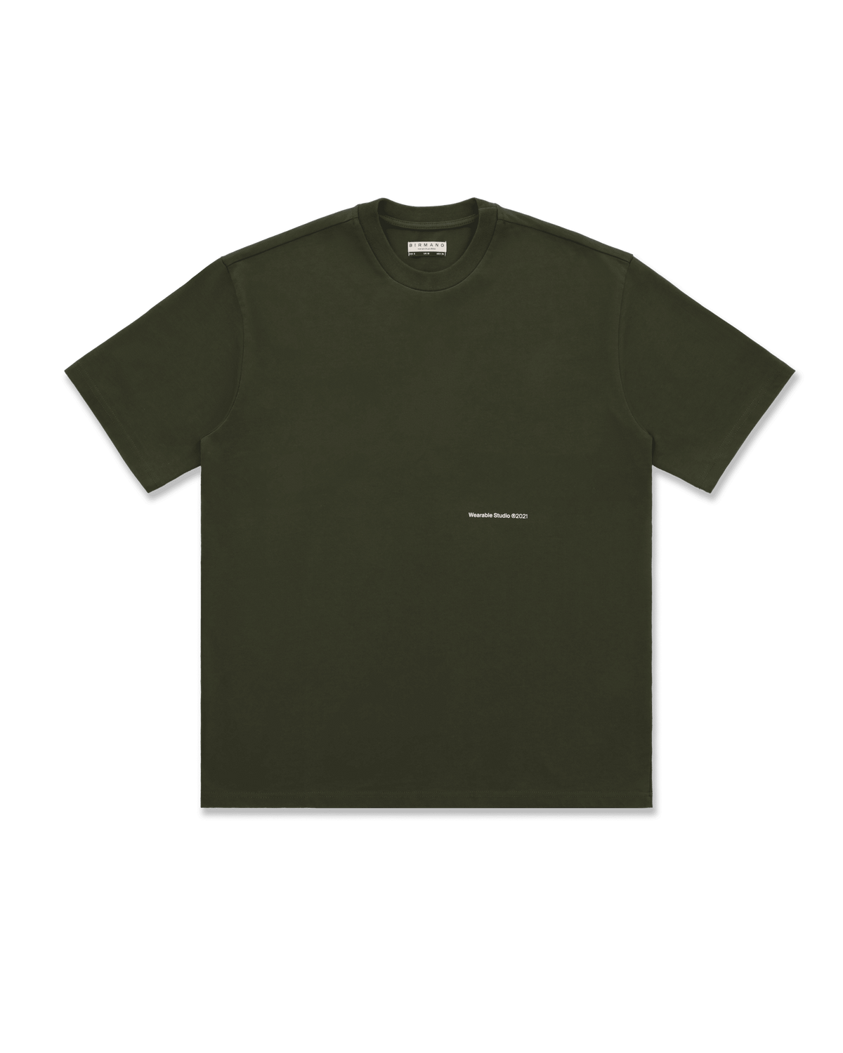 b signature green t-shirt