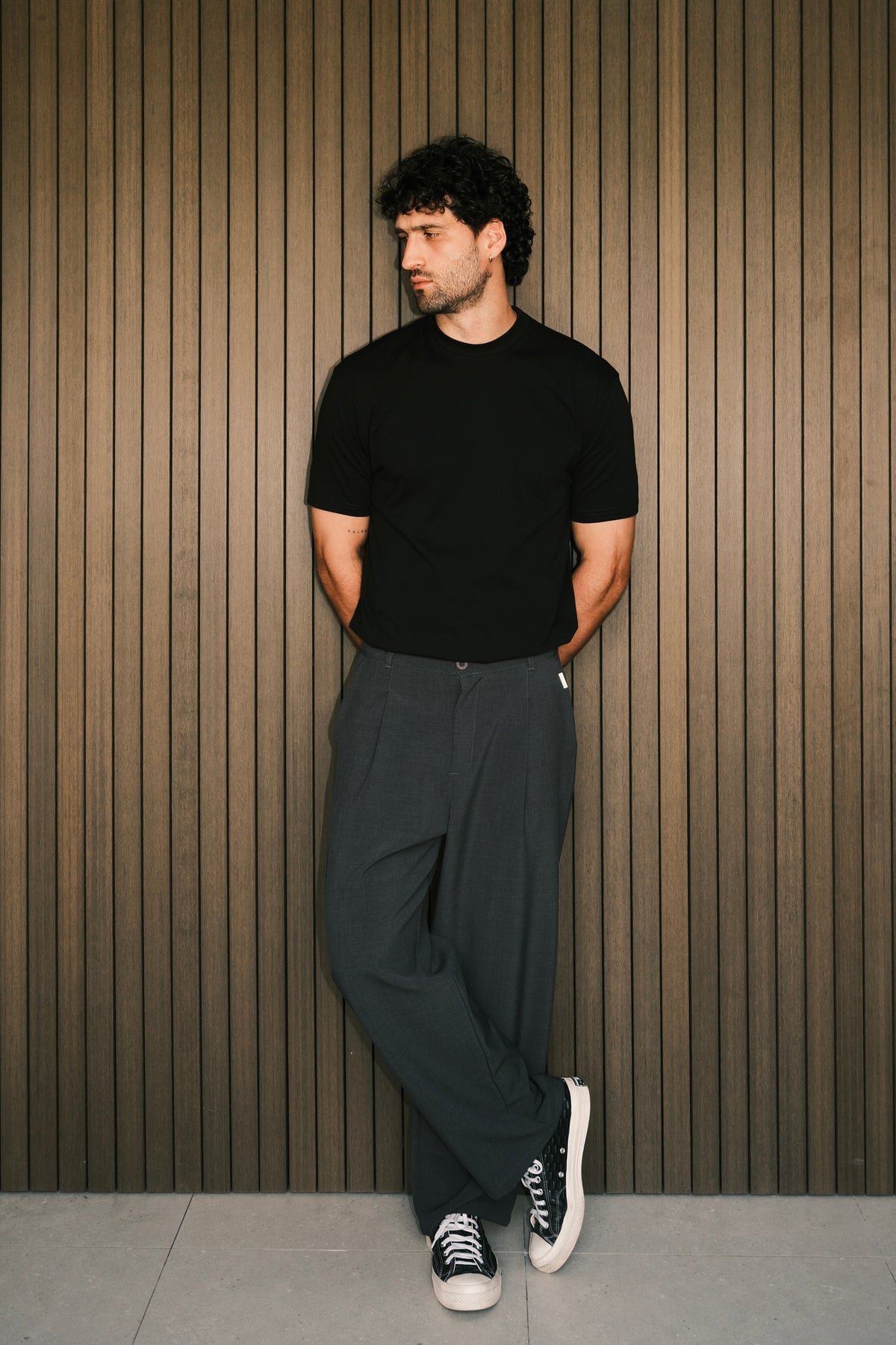 b black tape t-shirt