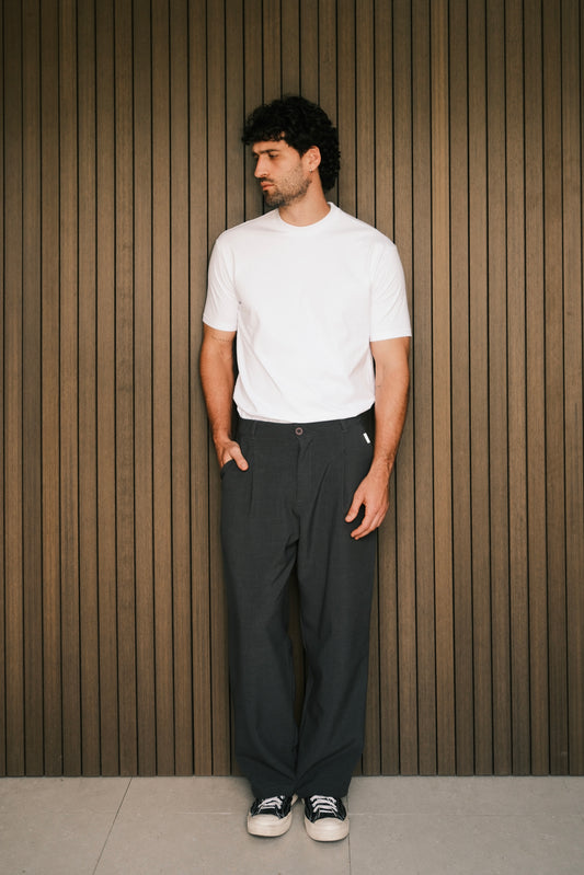 b white tape t-shirt