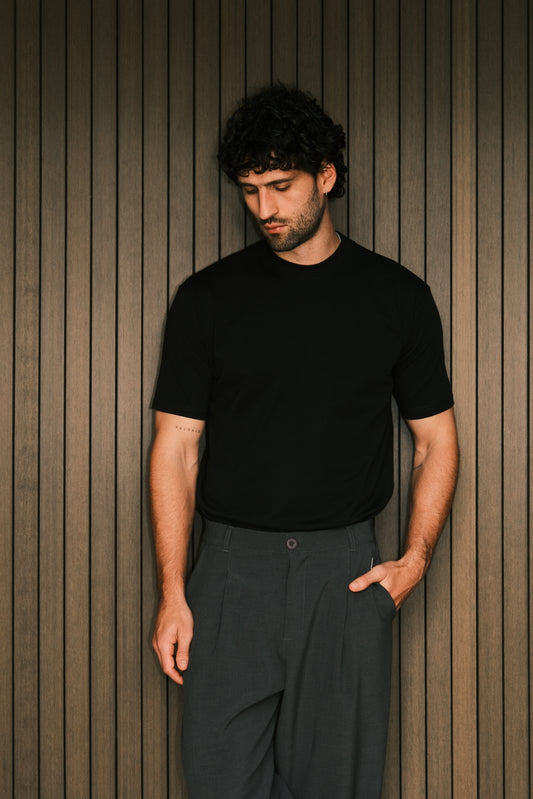b black tape t-shirt