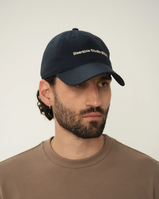 b signature blue cap