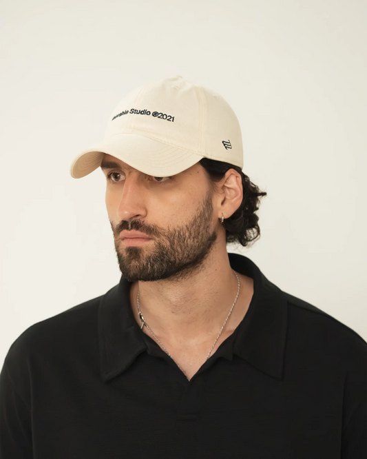 b signature ivory cap