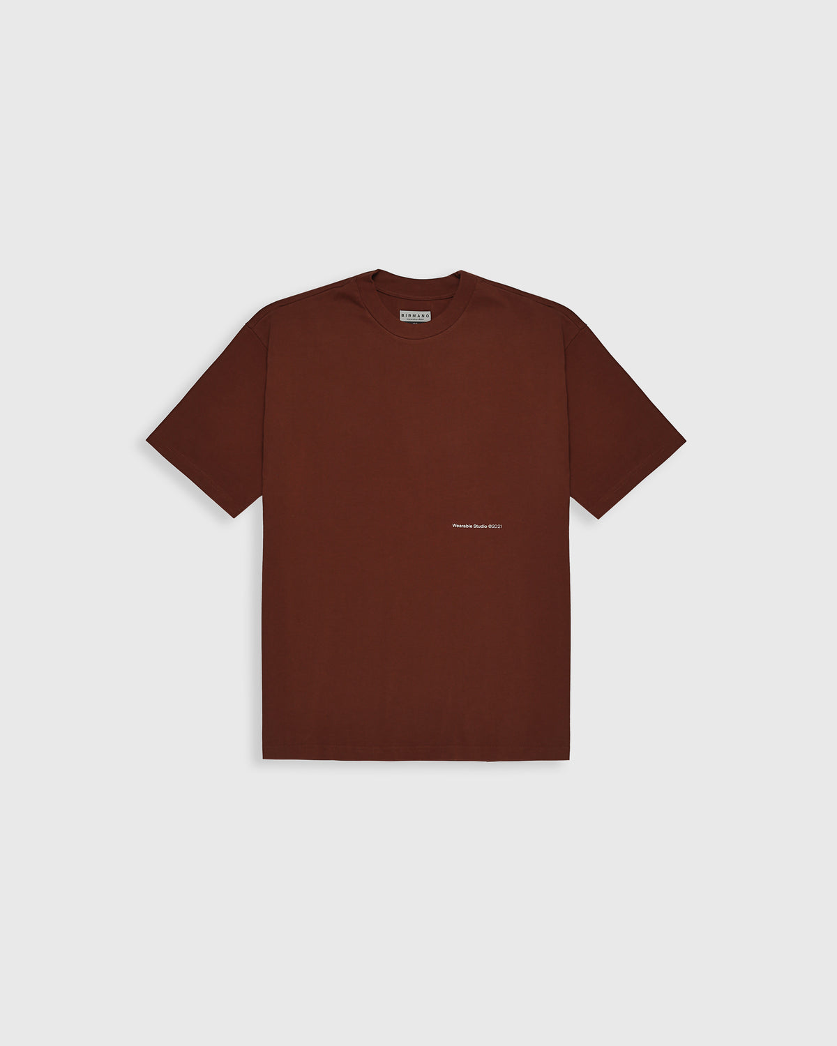 b signature brick red t-shirt